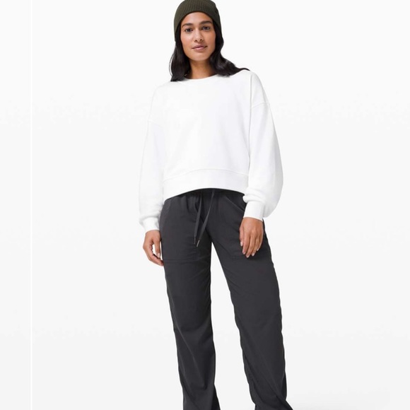 Lululemon Perfectly Oversized Crop Crew - Picture 2 of 9